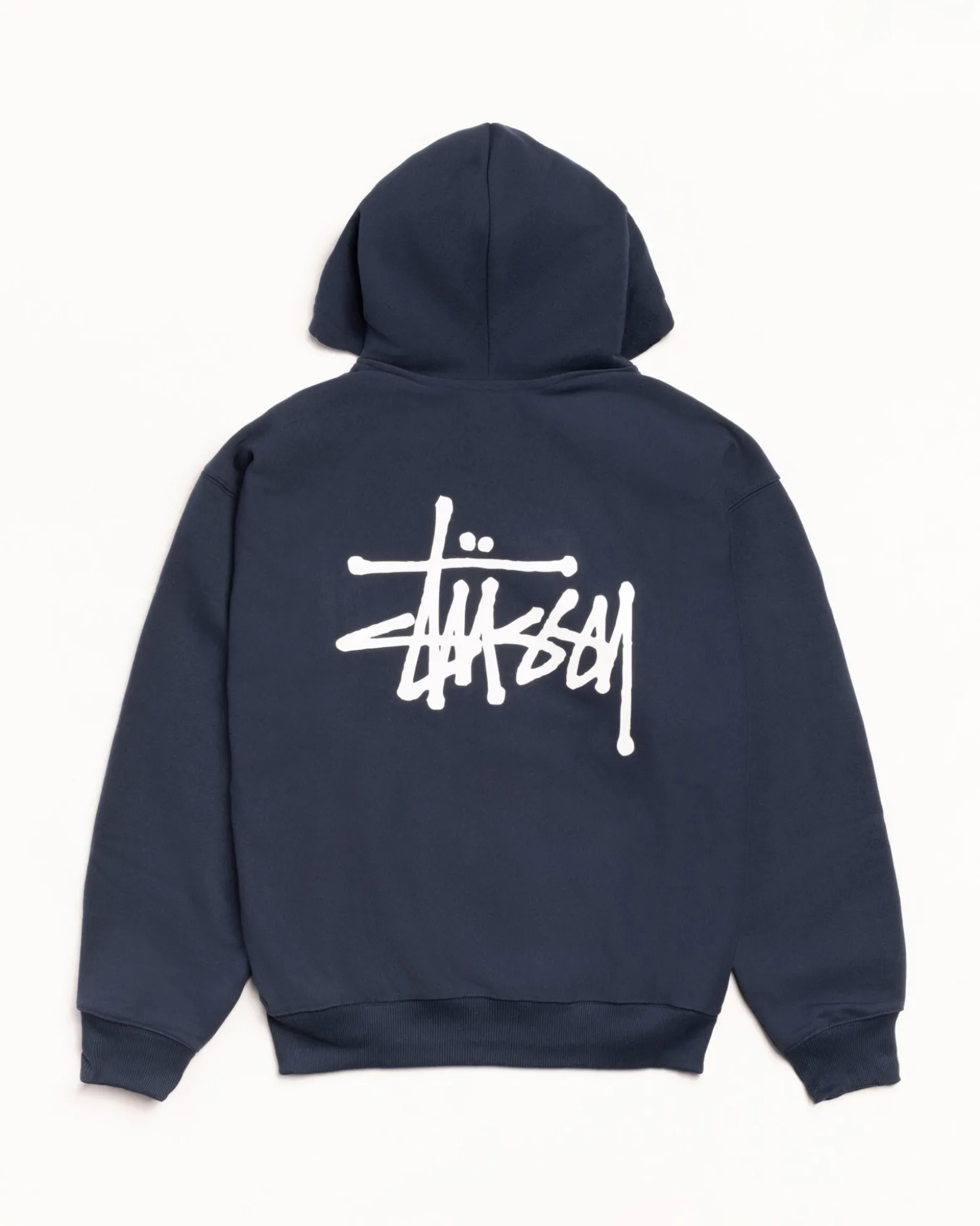 BASIC STÜSSY ZIP HOODIE