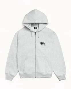 BASIC STÜSSY ZIP HOODIE