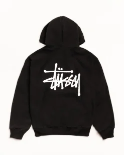 BASIC STÜSSY ZIP HOODIE