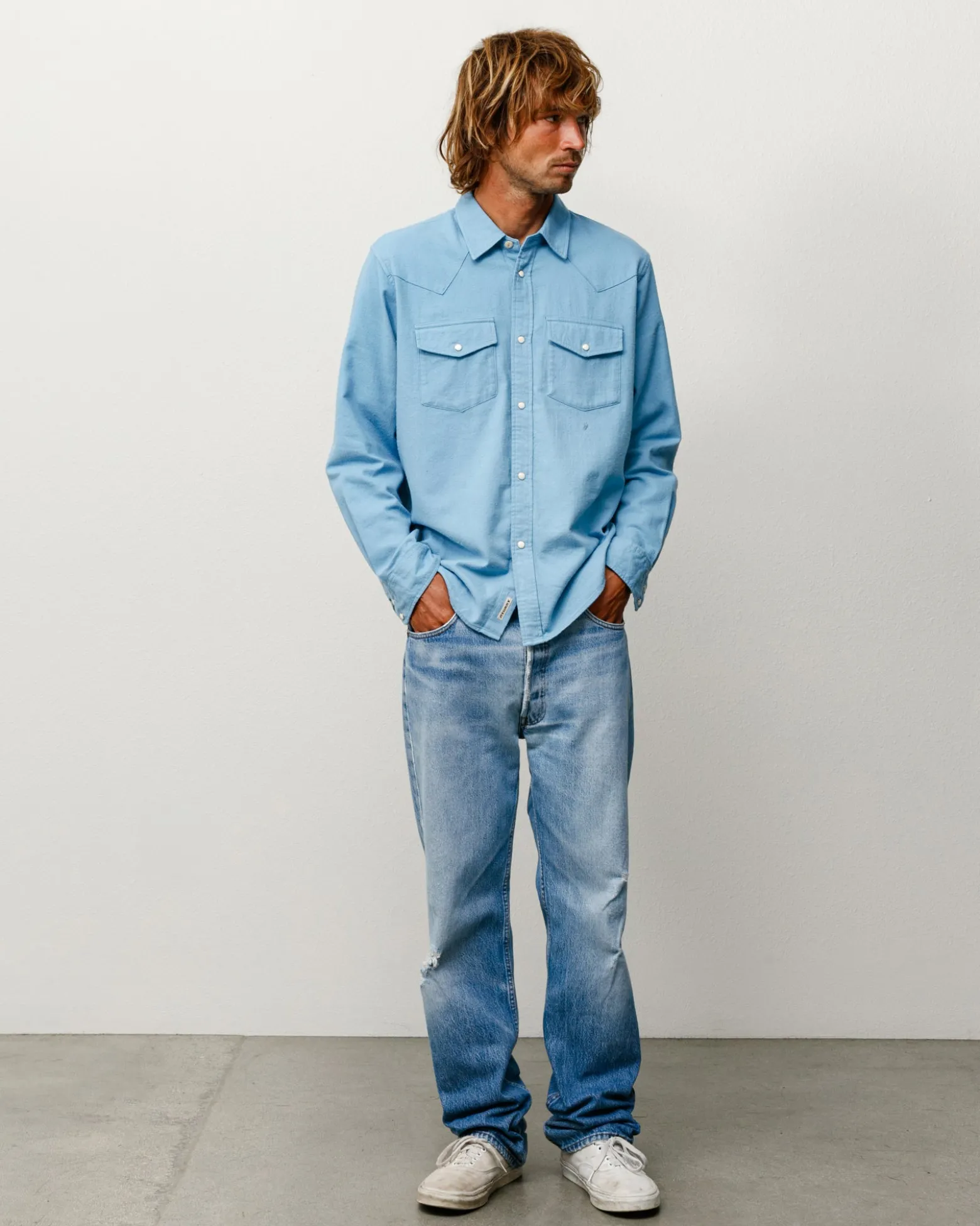 COTTON SILK WESTERN SHIRT