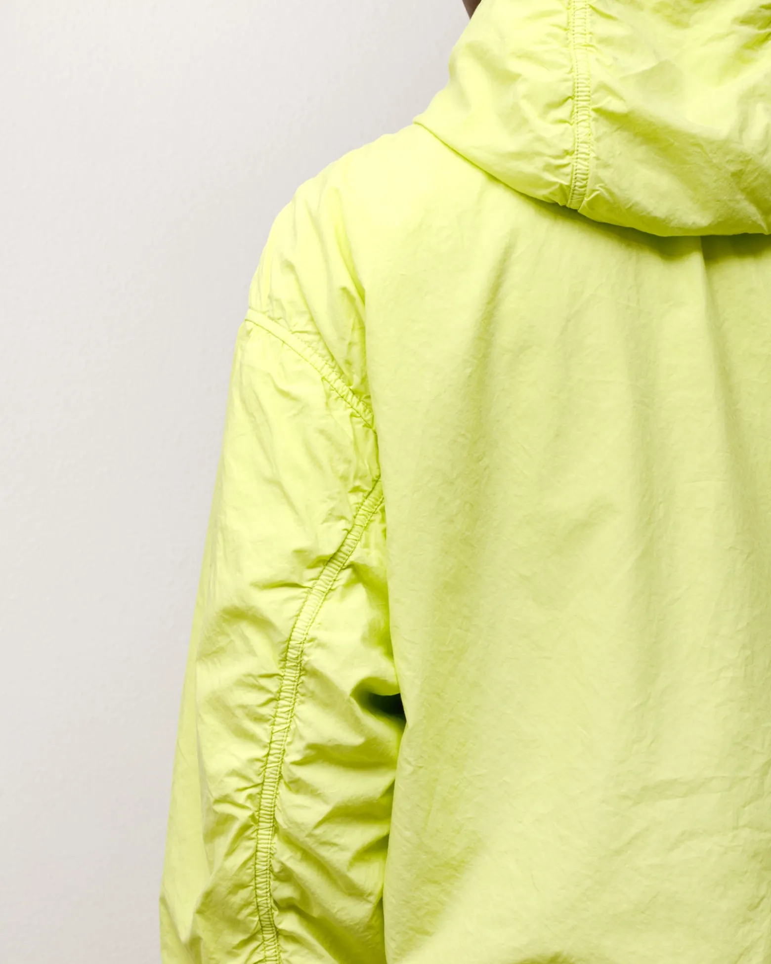 DOUBLE COTTON HOODED JACKET