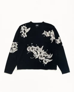FLORAL ROLL NECK SWEATER