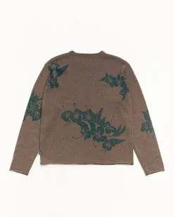FLORAL ROLL NECK SWEATER