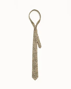 JACQUARD LEOPARD TIE