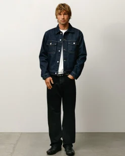 LINED DENIM TRUCKER JACKET