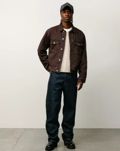 LINED DENIM TRUCKER JACKET