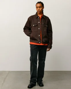 LINED DENIM TRUCKER JACKET