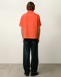 PLEATED TEXTURED SHIRT