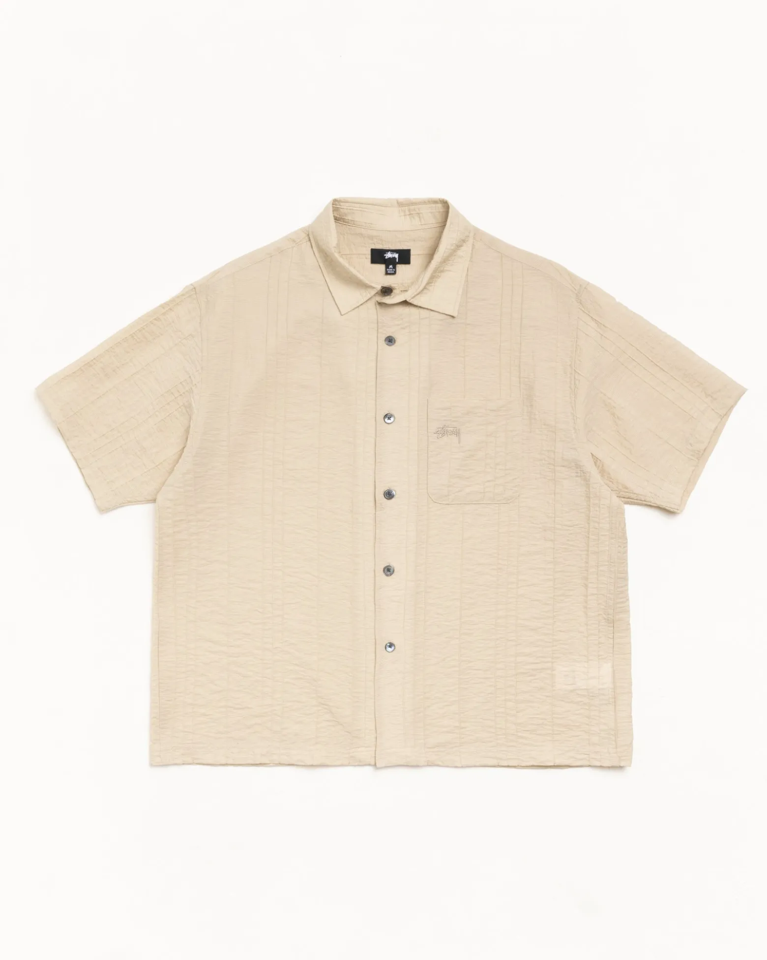 PLEATED TEXTURED SHIRT