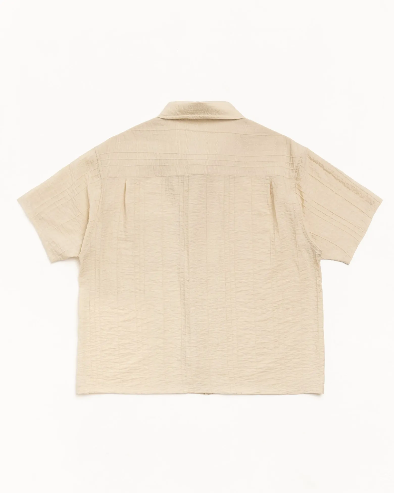 PLEATED TEXTURED SHIRT