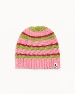 STRIPE KNIT SKULLCAP