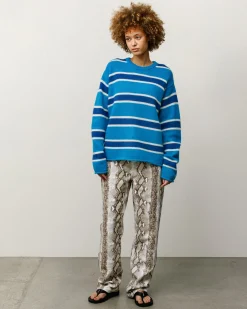 STRIPED WOOL SWEATER