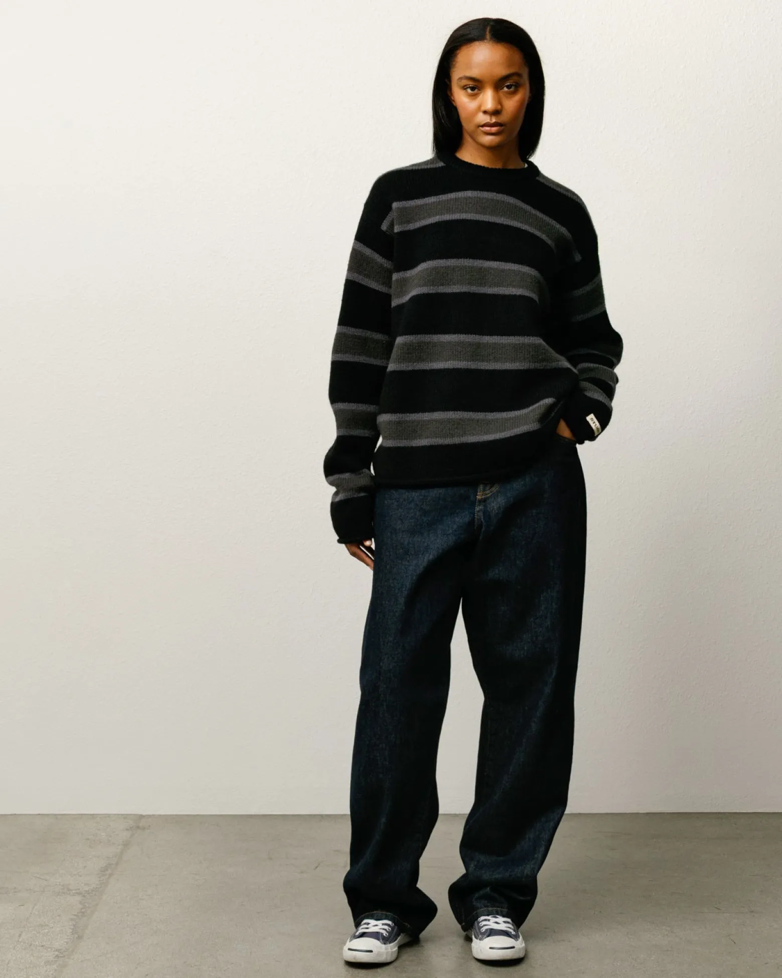 STRIPED WOOL SWEATER