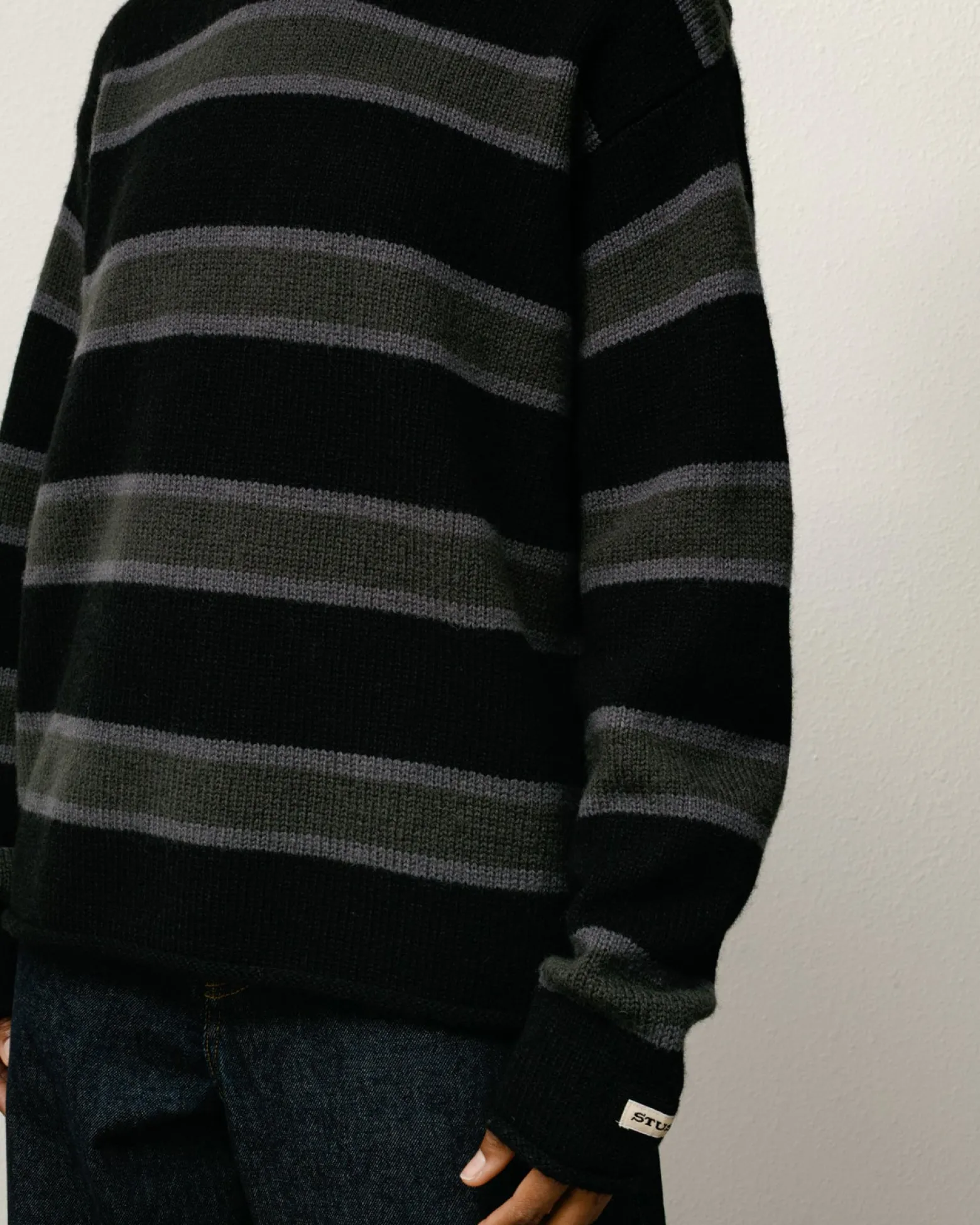 STRIPED WOOL SWEATER