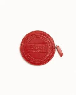 SURF DOT LEATHER POUCH