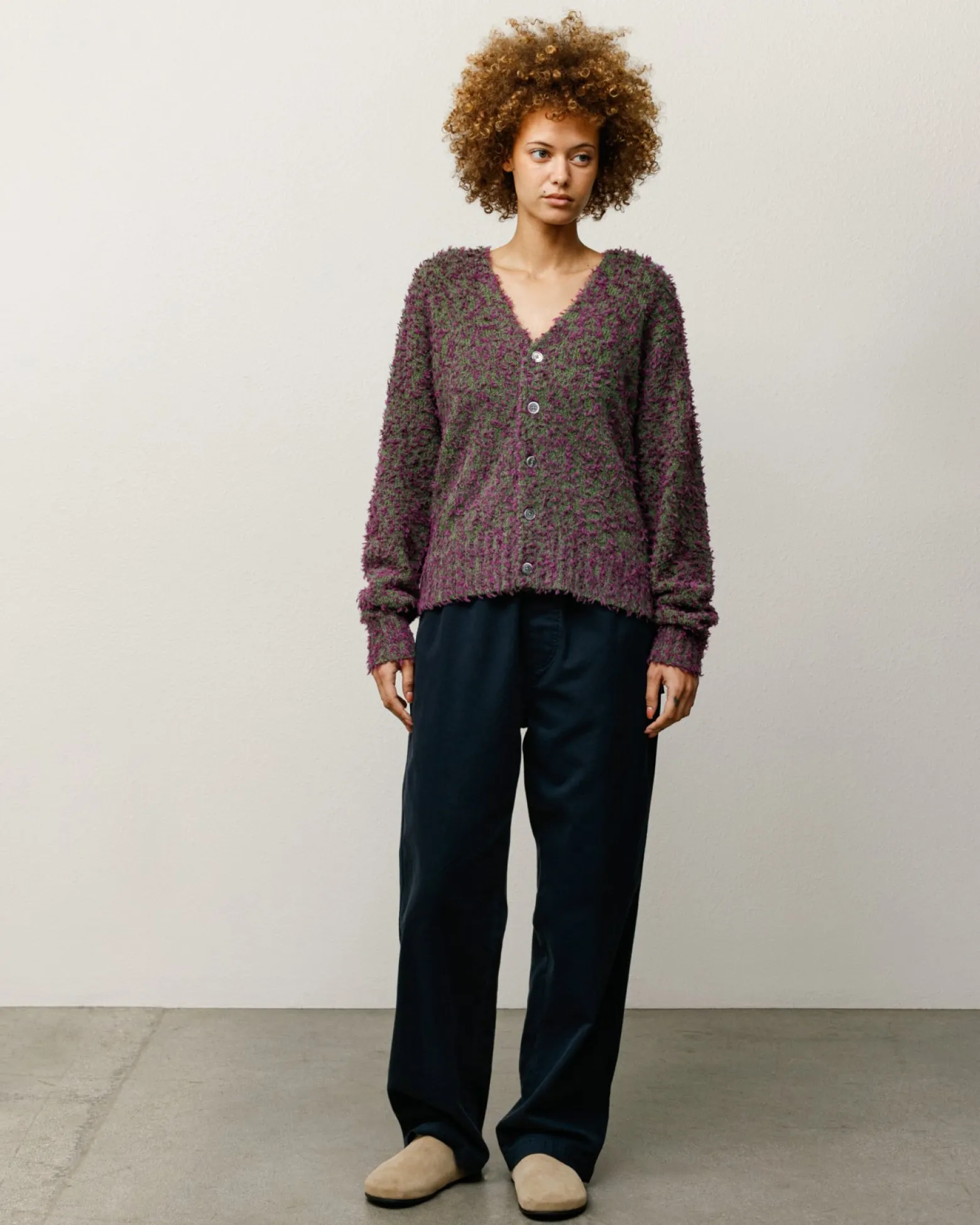 TEXTURED CARDIGAN