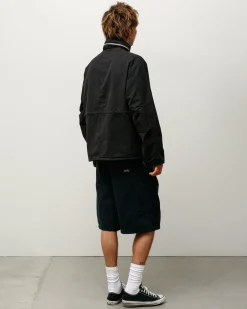 WASHED CANVAS WORK SHORT