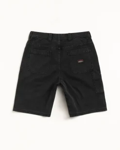 WASHED CANVAS WORK SHORT