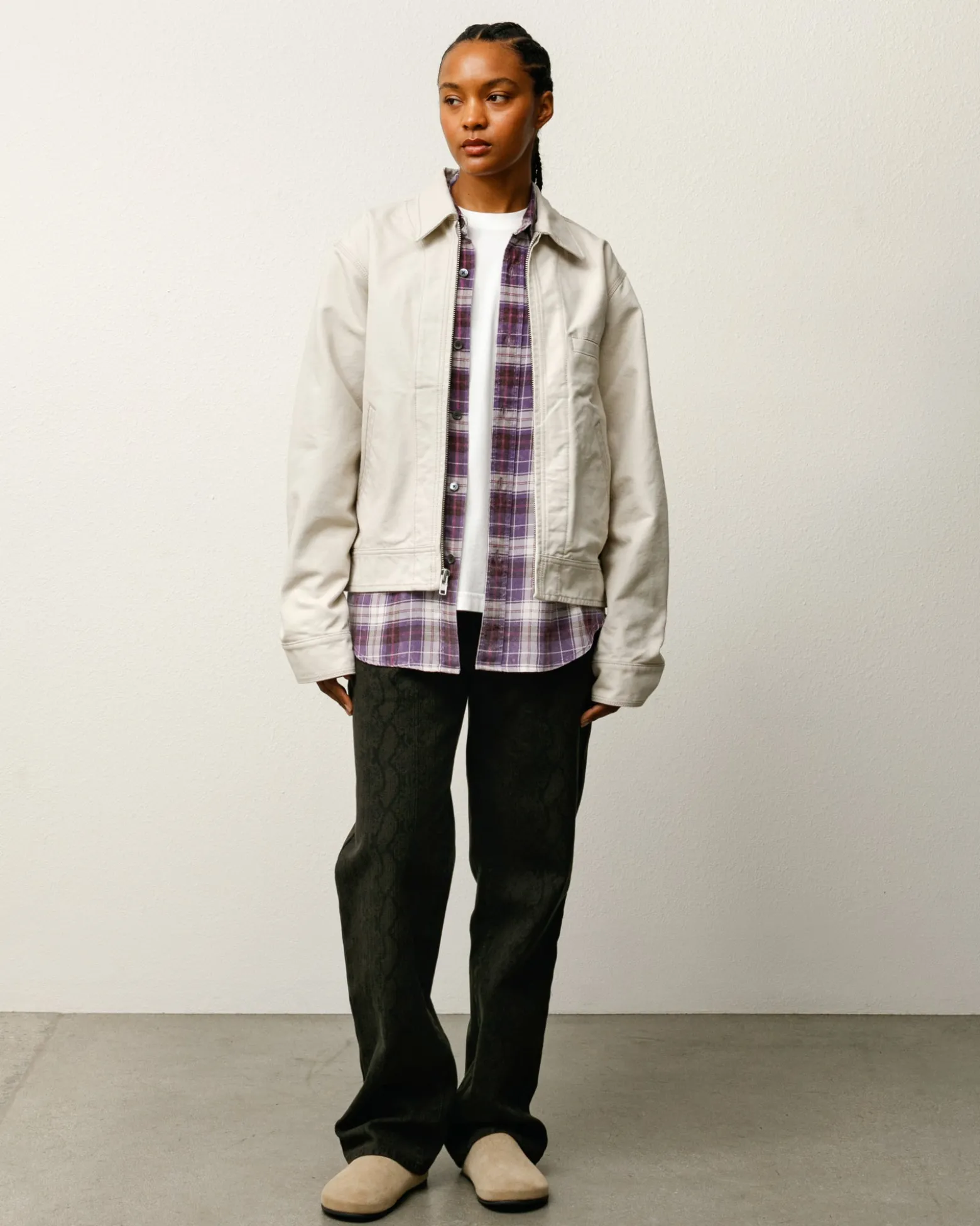 WORK JACKET COLLARED