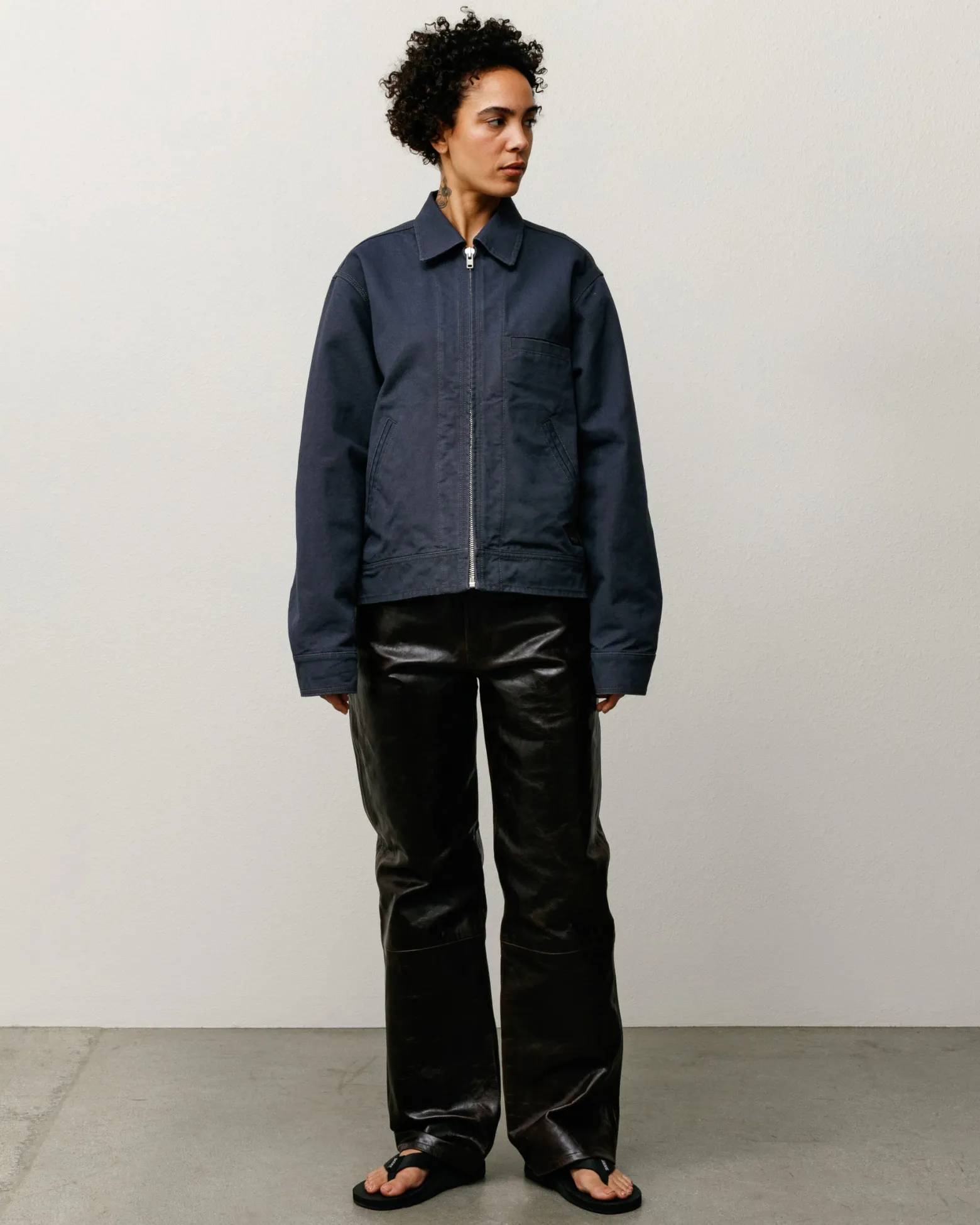 WORK JACKET COLLARED
